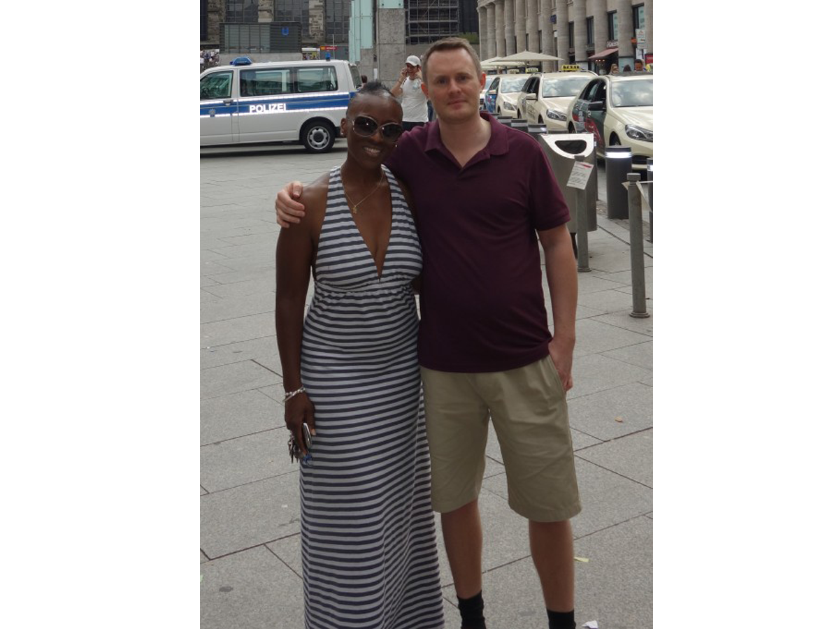 Singer Onita Boone and me Cologne 2018 